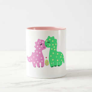 2 Couleurs Tasse de "beau Dinos"