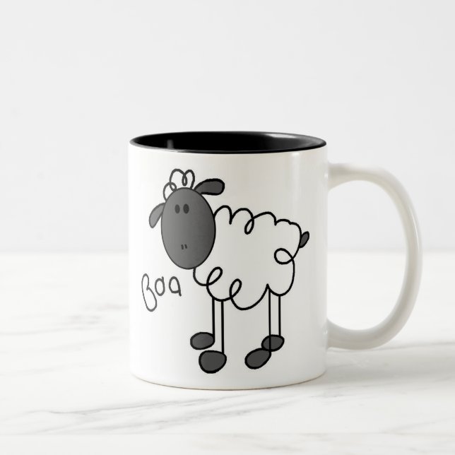 2 Couleurs Tasse de bêlement de moutons (Droit)