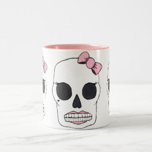 2 Couleurs Tasse de Betty de crâne de sucre