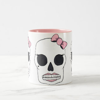 2 Couleurs Tasse de Betty de crâne de sucre