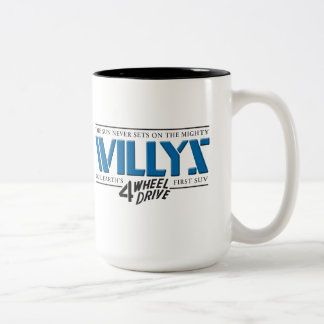 2 Couleurs Tasse de bleu de Willys 4WD