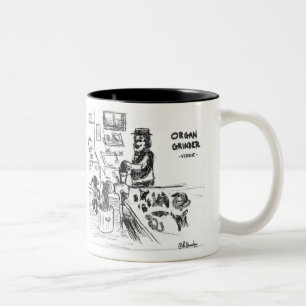2 Couleurs Tasse de BROYEUR d'ORGANE