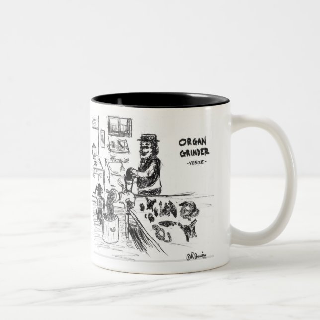 2 Couleurs Tasse de BROYEUR d'ORGANE (Droit)