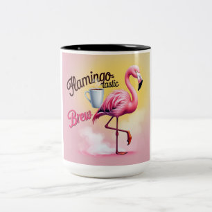 2 Couleurs Tasse de Brûlot Flamant-Tastique
