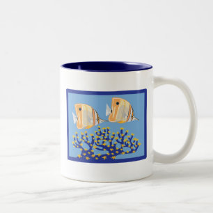 2 Couleurs Tasse de Butterflyfish