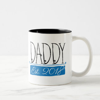 2 Couleurs Tasse de cadeau de graphique de l'est 2018 de Dady