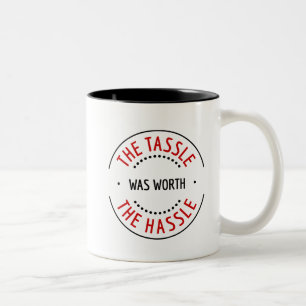 2 Couleurs Tasse de cadeau d'obtention du diplôme