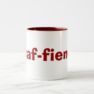 2 Couleurs tasse de CAF-démon pour des intoxiqués de café