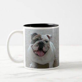 2 Couleurs Tasse de café anglaise de titan de bouledogue