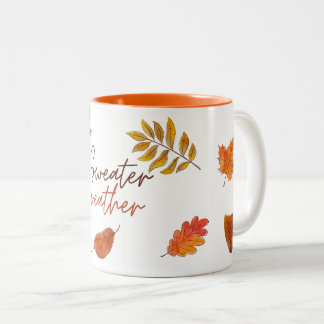 2 Couleurs Tasse de café automnal cosy