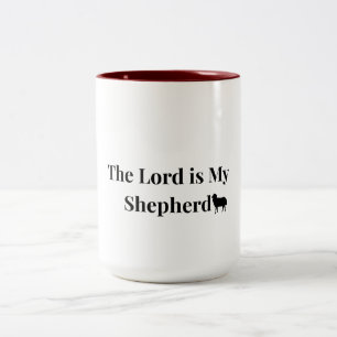 2 Couleurs Tasse de café chrétienne Le Seigneur Est Mon Berge