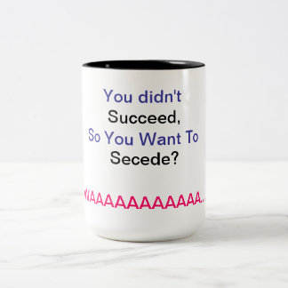 2 Couleurs Tasse de café d'Anti-Secession