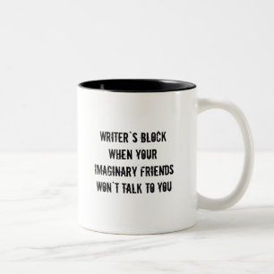 2 Couleurs Tasse de café de bloc d'auteurs