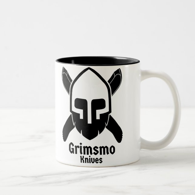 2 Couleurs Tasse de café de couteaux de Grimsmo ! (Droit)