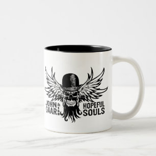2 COULEURS TASSE DE CAFÉ DE CRÂNE DE VOL DE JOHN GAAR