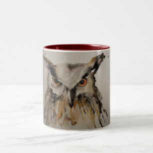 2 Couleurs Tasse de café de hibou