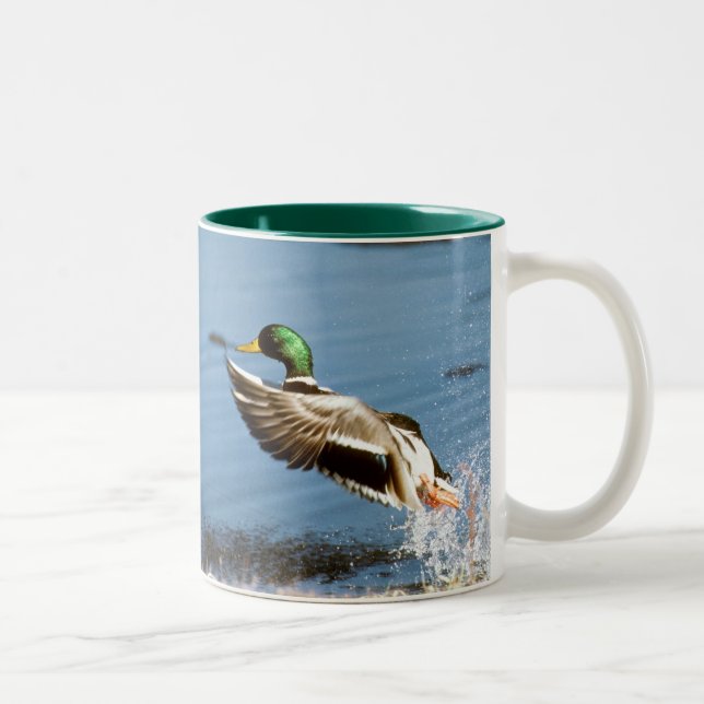2 Couleurs Tasse de café de Mallard (canard) (Droit)
