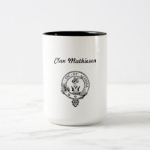 Tasse de café de Mathieson de clan
