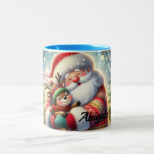 2 Couleurs Tasse de café de Noël réconfortante