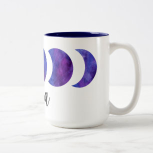 2 Couleurs Tasse de café de phase de Luna