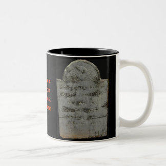 2 Couleurs Tasse de café de pierre tombale pour Halloween