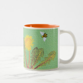 2 Couleurs Tasse de café de pissenlit