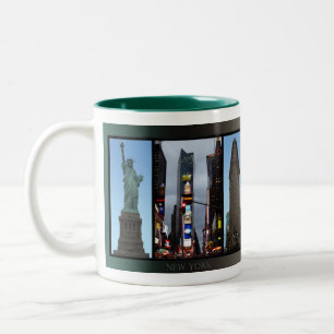 2 Couleurs Tasse de café de point de repère de New York de
