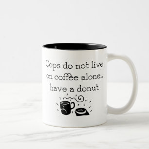 2 Couleurs Tasse de café de policier