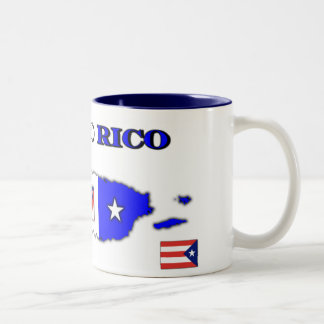 2 Couleurs Tasse de café de Porto Rico