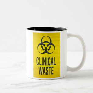 2 COULEURS TASSE DE CAFÉ DE REBUT CLINIQUE