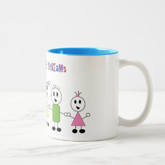 2 Couleurs Tasse de café de rires bébêtes et de cris perçants