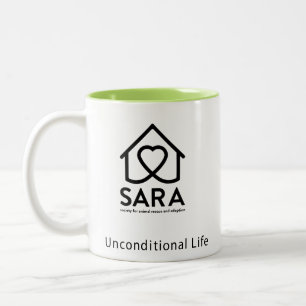 2 Couleurs Tasse de café de sanctuaire de SARA