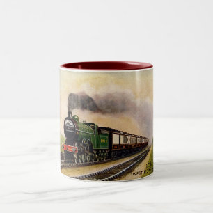 2 Couleurs Tasse de café de train de vapeur
