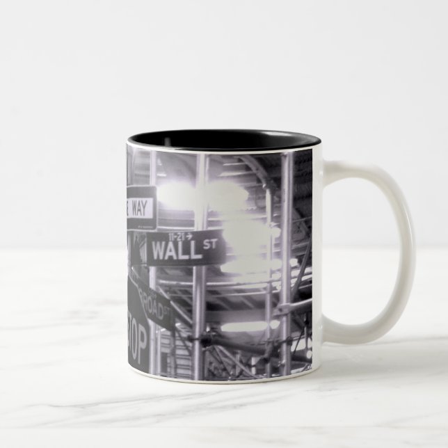 2 Couleurs Tasse de café de Wall Street (Droit)