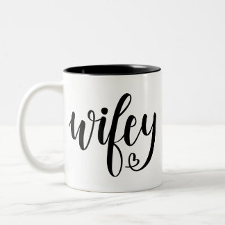 2 Couleurs Tasse de café de Wifey