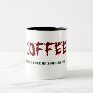 2 Couleurs Tasse de café de zombi