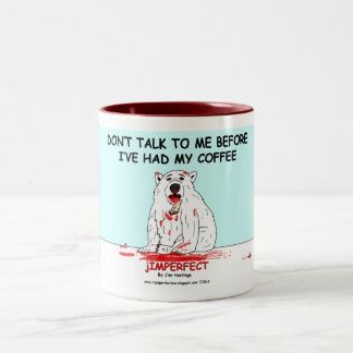 2 Couleurs Tasse de café d'ours blanc