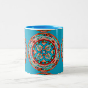2 Couleurs Tasse de café du sud-ouest de natif américain de