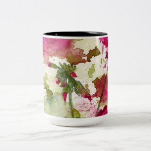 2 Couleurs tasse de café en géranium