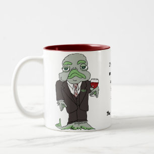 2 Couleurs Tasse de café fraîche de cadeaux de poissons