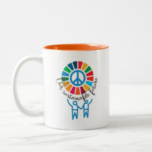 2 Couleurs Tasse de café Guerrier de la durabilité - Résistan