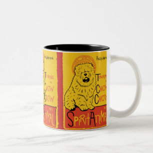 2 Couleurs Tasse de café mignonne de chien de bouffe de