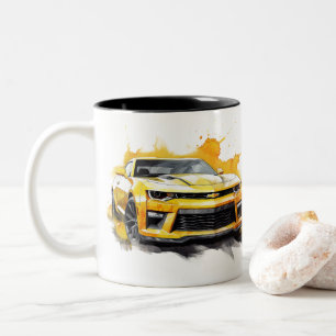 2 Couleurs Tasse de café Muscle Car