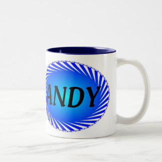 2 Couleurs Tasse de café personnalisée Andy