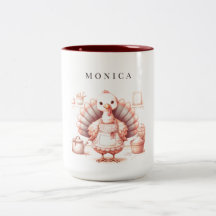 Tasse de café personnalisée, Cuire la dinde