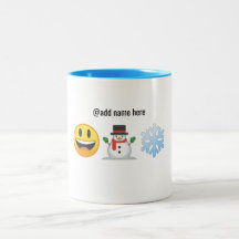 Tasse de café personnalisée par | d'Emoji de