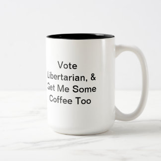 2 Couleurs Tasse de café politique libertaire