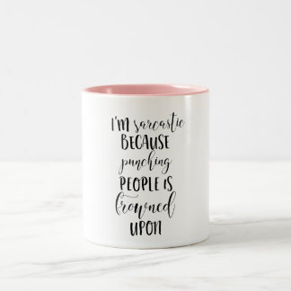 2 Couleurs Tasse de café - sarcasme, citations drôles,