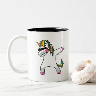 2 Couleurs Tasse de café tamponnante de licorne