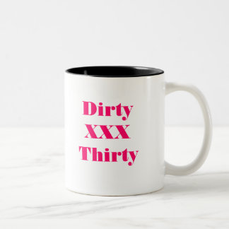 2 Couleurs Tasse de café trente sale